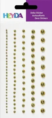 Image de Perles autocollantes dorées, 91 pièces - Dekor-Art-Serwis