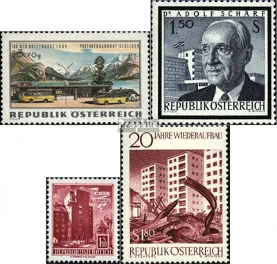 Produktbild von Briefmarken Österreich 1964 Mi 1176,1177,1178,1179 (kompl.Ausg.) postfrisch Sondermarken