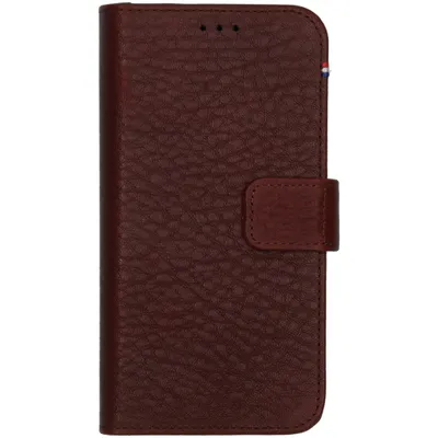 Immagine prodotto di 2 in 1 a libro in pelle per iPhone 12 Mini - Marrone