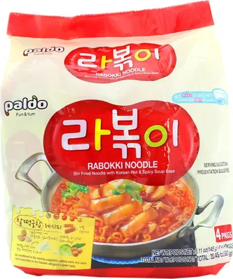 Produktbild von Paldo Instantnudeln Rabokki 580g