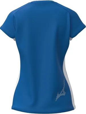 Produktbild von Mizuno Damen TEAM MZNRB TEE Trikot Running - U2EAB765, Farbe:royal, Textil:M