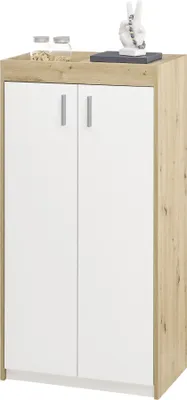 Produktbild von Schuhschrank >Pincas< in Artisan Eiche - 64x126x38cm (BxHxT)