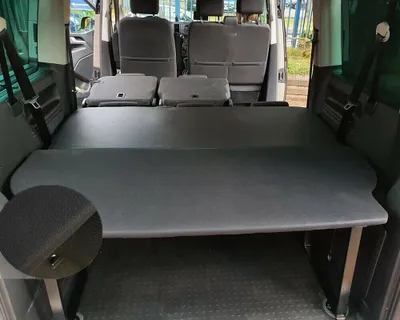 Produktbild von Multiflexboard inkl. Konsolen für VW T5 T6 T6.1 Transporter kurz (Schwarz)