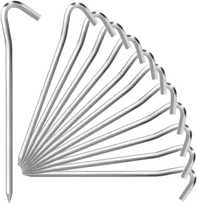 Obrázok produktu pre Stanové kolíky 18 cm, 12 kusov, hliník, pre kempovanie
