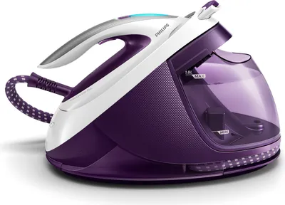 Produktbild von Philips GC9660/30 Dampfbügelstation 2700 W 1,8 l T-ionicGlide-Sohle Violett, Weiß