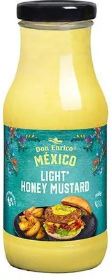 Produktbild von Don Enrico Light* Honey Mustard 240 ml Flasche zuckerreduziert würzig-süß Perfekt als Dressing oder Dipping Sauce