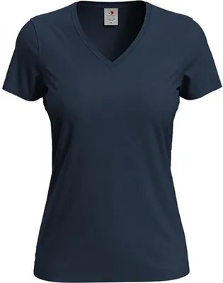 Image de Stedman ST2700 | Classic V-Neck T-shirt femme - Couleur : Blue Midnight - Taille : XL