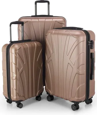 Produktbild von Famanu Reisekoffer Robust – Leichtgewicht – 55 x 35 x 20 cm – Schwarz
