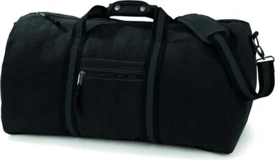 Immagine prodotto di Quadra QD613 | Borsa da viaggio in tela vintage | 58 x 30 x 30 cm - Colore: nero vintage - Dimensioni: 58 x 30 x 30 cm