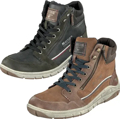 Produktbild von Mustang Herren Stiefelette Schnürboots 4160-501, Größe:44 EU, Farbe:Braun