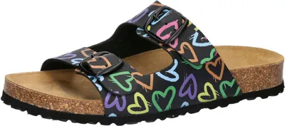 Produktbild von Lico BIOLINE HEART Pantoletten in Übergrößen Mehrfarbig [D2C]560526 große Damenschuhe