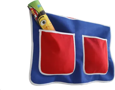 Produktbild von Bett-Tasche für Hoch- und Etagenbetten Blau Rot