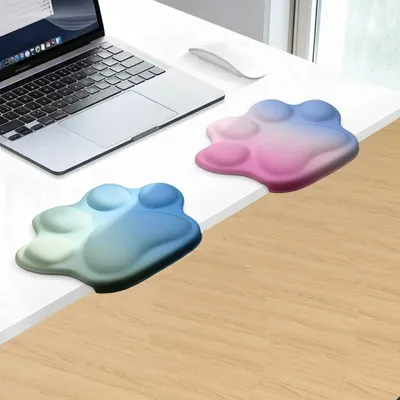 Produktbild von Ergonomisches Handgelenkstützen-Set für den Schreibtisch