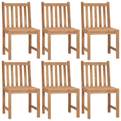 Produktbild von VidaXL 3073132, Terrasse, Gepolsterter Sitz, Teak, Cremefarben, Weiß, Polyester, 500 mm
