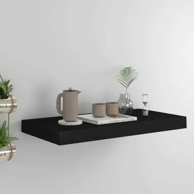Produktbild von Maison Exclusive - Schweberegal Schwarz 50x23x3,8 cm MDF