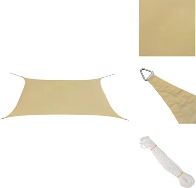 Obrázek produktu pro vidaXL Markýza Oxford Fabric Rectangular 2 x 4 m Beige - Slunečníky a slunečníky