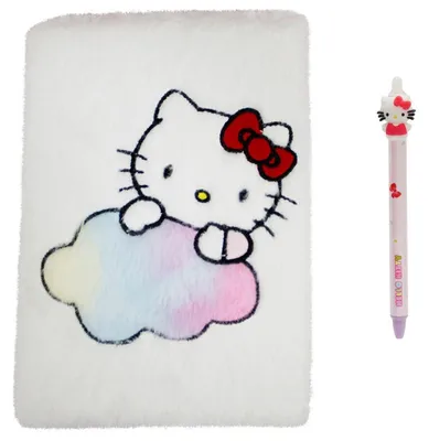 Obrázok produktu pre CYP BRANDS - Zestaw Notes i Długopis z Pluszową Maskotką Hello Kitty