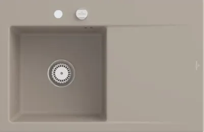 Produktbild von Villeroy & Boch Keramikspüle 334802AM, Subway Style 45 Einbauspüle - inkl.