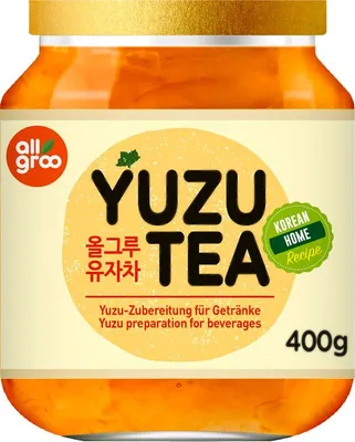 Produktbild von [ 400g ] ALLGROO Yuzu Tea Zubereitung für Tee und Erfrischungsgetränke mit 50% Yuzufrucht