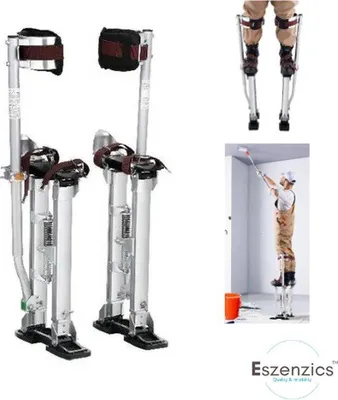 Immagine prodotto di Piattaforme da lavoro leggere - Extra alte - 92-127 cm - Stabilità garantita - Antiscivolo - Indistruttibili - Antiruggine - Portata: fino a 103 kg - Per pittori, stuccatori e teatro