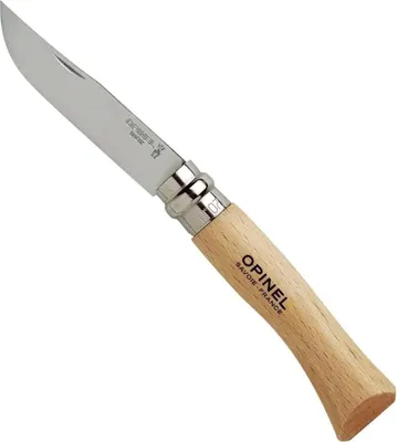 Image de Opinel 000654 Opinel Taschenmesser No. 07 Edelstahlklinge mit Holzgriff
