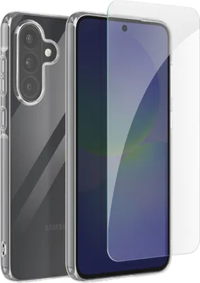 Produktbild von Mayaxess, Schutzpaket für Samsung Galaxy A36 Soft Case und Panzerglas, Transparent