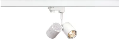 Produktbild von SLV BIMA II Leuchtenkopf, weiss, GU10, 2x50W max., inkl. 3P.-Adapter