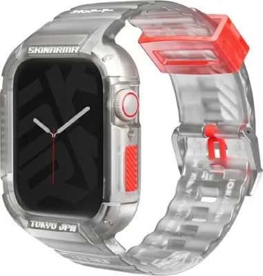 Imagen del producto de Funda Y Protector De Pantalla 2 En 1 Para Apple Watch 45/44Mm, Transparente