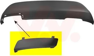 Produktbild von VAN WEZEL 1807557 Stoßstangen-Abdeckung Hinten Links für FORD Fiesta Mk6 Schrägheck (JA8, JR8)