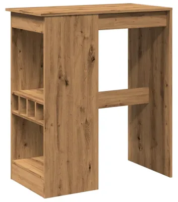 Obrázek produktu pro vidaXL Barový stůl s policí Artisan dub 90x47,5x103,5 cm materiál na bázi dřeva
