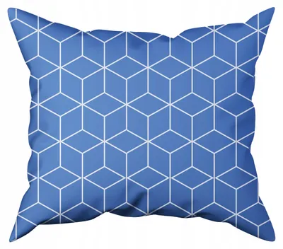Obrázek produktu pro Bavlněný povlak na polštář 70x80 cm, geometrický design, se zipem
