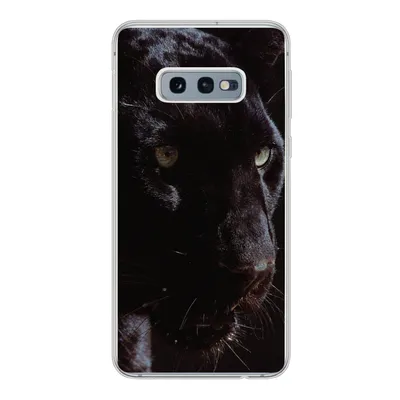 Produktbild von MuchoWow® Handyhülle Schutzhülle Hülle für Samsung Galaxy S10e Panther - Tier - Schwarz Silikon Softcase Handy Hülle - Handy