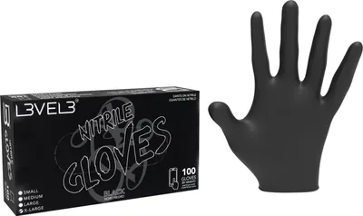 Produktbild von Nitrilhandschuhe XL Black