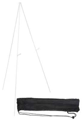 Productafbeelding van Elzusha - Schildersezel Verstelbaar Aluminium Statief 160 cm Opvouwbaar voor Kunst en Display Wit