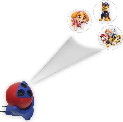 Produktbild von Niermann Paw Patrol LED Nachtlicht 3-fach 1W Blau, Rot