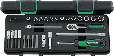 Produktbild von STAHLWILLE 96011134, Steckschlüssel-Satz, 30 Kopf/Köpfe, 325 mm, 135 mm, 1,14 kg