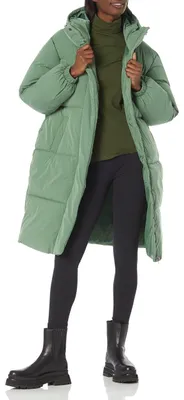 Productafbeelding van A. Essentials dames oversized lange pufferjas (verkrijgbaar in grote maten)