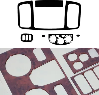 Immagine prodotto di Decorazione dell'abitacolo per Renault Trafic e Opel Vivaro in radica 6 pezzi