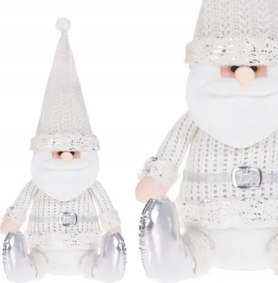 Obrázek produktu pro Vánoční Santa Claus 43 cm, bílý