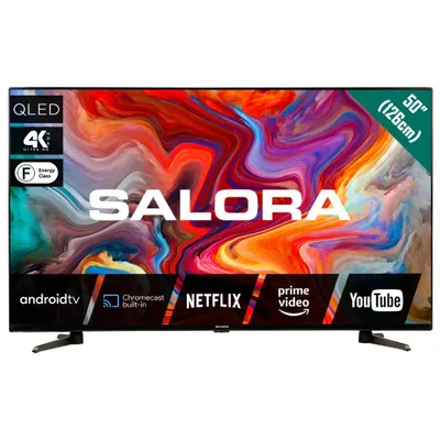 Produktbild von Salora 50QLEDTV, 4K UHD Smart TV, 127 cm (50"), QLED, Smart-TV, WLAN, Schwarz