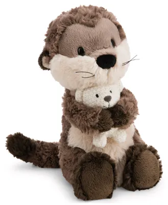 Produktbild von NICI Stehendes Kuscheltier Otter Ophelio mit Teddy gestrickt