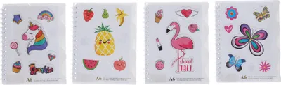 Produktbild von Notizbuch spiralgebunden, liniert, 11,5 x 14,5 cm, 50 Seiten – MIX