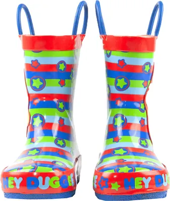 Produktbild von Hey Duggee - Jungen Gummistiefel NS7308 (20 EU) (Rot/Blau/Grün)