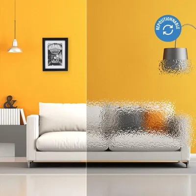 Produktbild von DIMEXACT - DIMEXACT dekorativen elektrostatischen Filmdesign -Effekt Wasserdrotze, 0,92 m x 10 m, in Rollen -92 cm x 10 m - en Rouleau