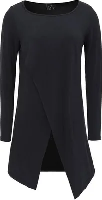 Produktbild von Forplay Langarmshirt Damen Long Asymetric Longsleeve schwarz M