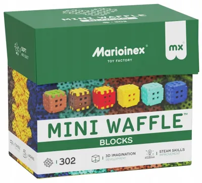 Zdjęcie produktu dla Klocki waffle mini Blocks 302el 08211