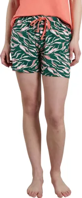 Produktbild von TOM TAILOR Damen Kurze-Hose grün mehrfarbig Größe: 38