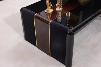 Immagine prodotto di Tavolino rettangolare marrone Tavolino in legno per il soggiorno