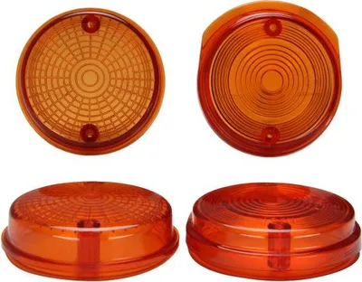 Produktbild von Blinkerglas SET vorne + hinten 80mm orange für Simson S50 S51 S70 SR50 SR80 / MZ ETZ TS 125 150 250
