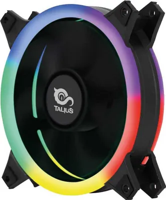 Image de Talius Spectrum 12 Cm Rgb Ventilateur Noir Noir One Size